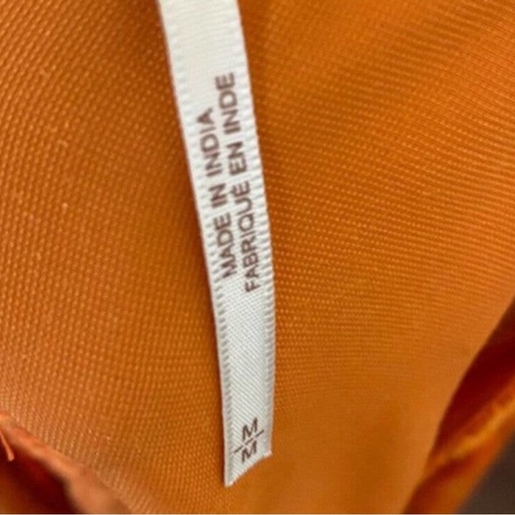 FREE PEOPLE orange velvet sequins swing dress - Picture 8 of 9